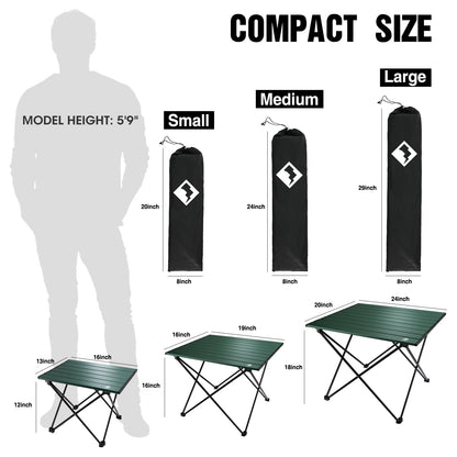 Portable Folding  Camping Table, Ultralight Aluminum