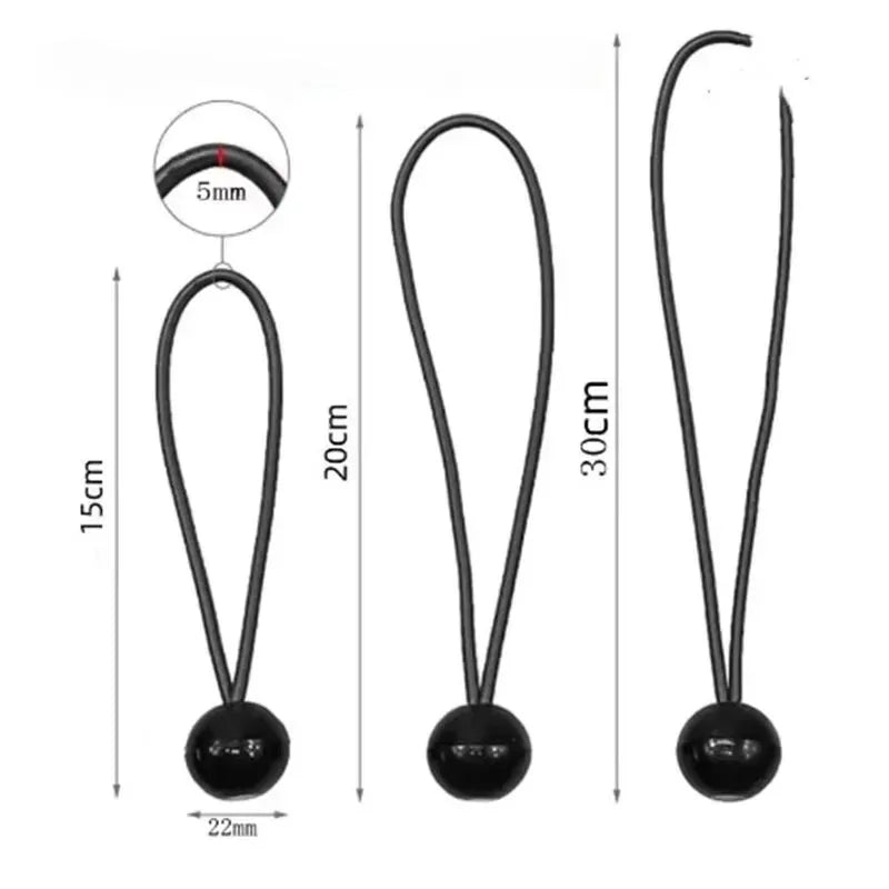 Bungee Ball Ties   4pcs