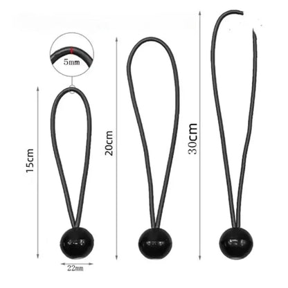 Bungee Ball Ties   4pcs