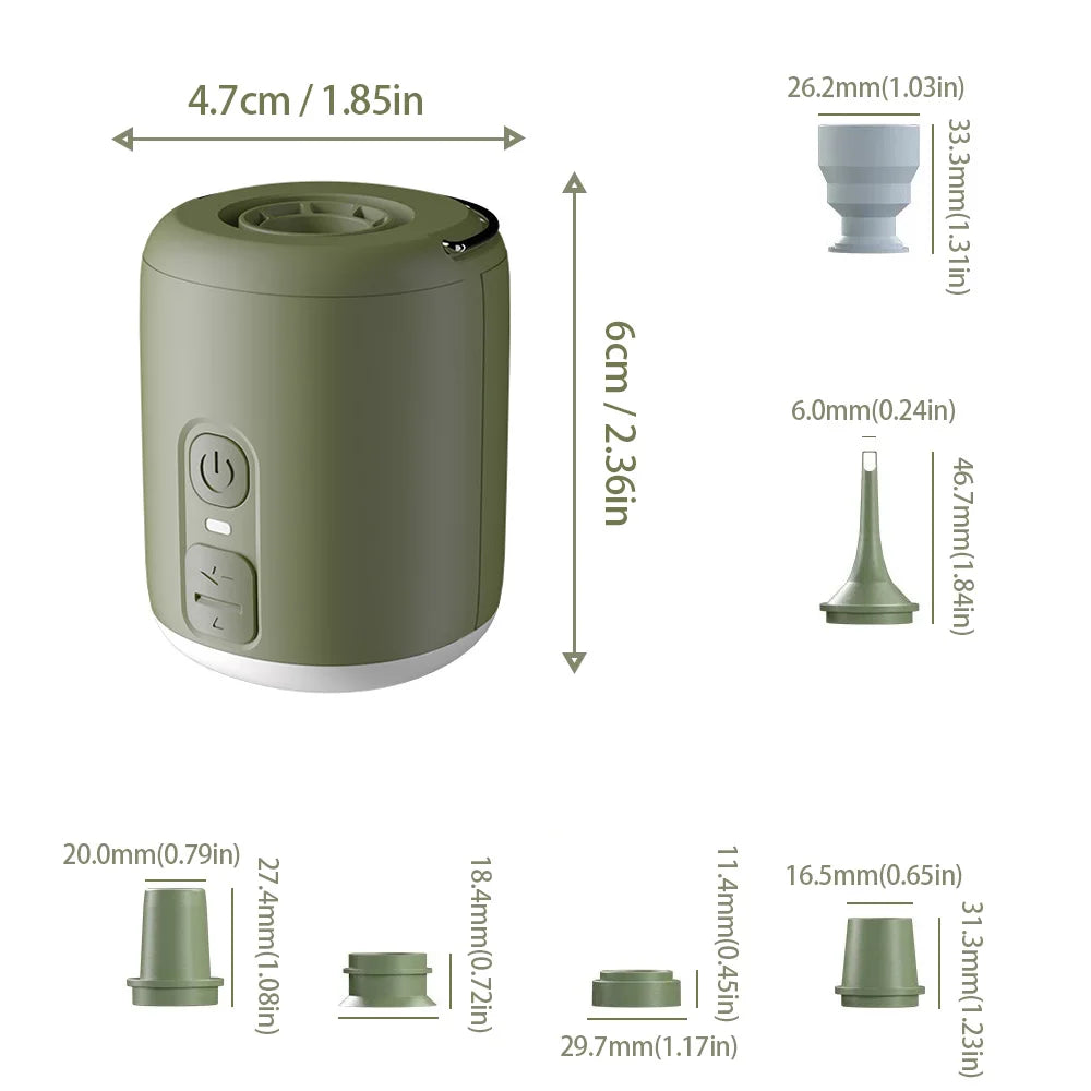 Tiny Air Pump 4.5kPa Air Pump with Magnetic Design for Inflatable Air Mattress