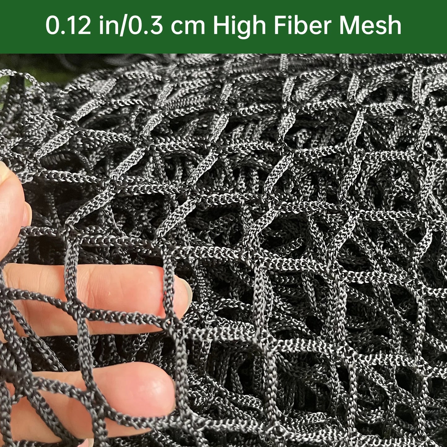 Golf Cage Net Foldable Ball Netting 10X10X10Ft