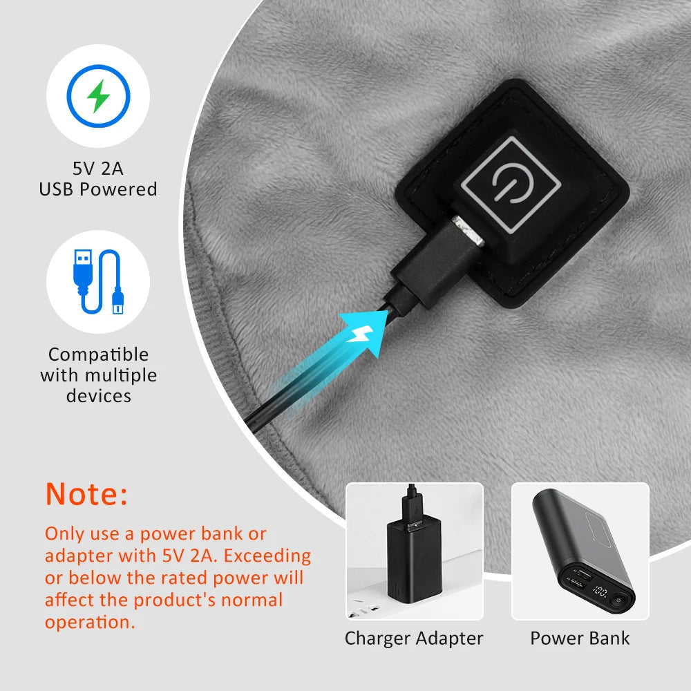 Electric Heating Shoulder Neck Pad Massager