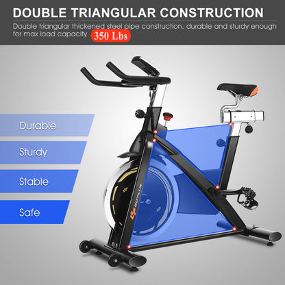 Indoor Fixed Aerobic Fitness Exercise Bicycle