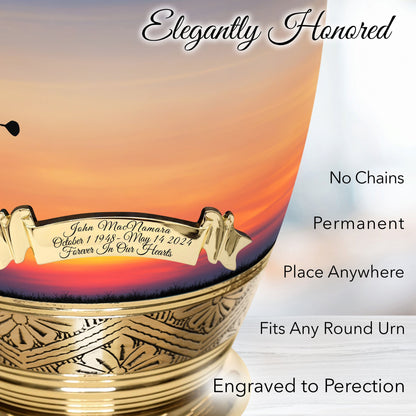 Fairway to Heaven Golf Cremation Urns for Human Ashes - Large Adult Funeral Urn