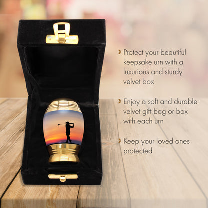 Fairway to Heaven Golf Cremation Urns for Human Ashes - Large Adult Funeral Urn